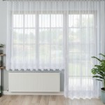 024697 Firany Premium Komplet firan na okno i drzwi balkonowe 380x180 cm, 220x250 cm