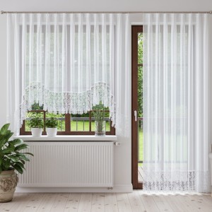 M60 Komplet firanek na okno i drzwi balkonowe  300x160 cm i 200x250 cm 