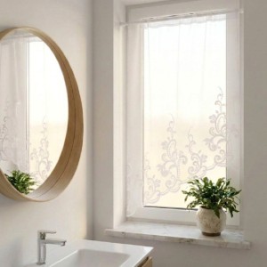 0623 Gotowa firana z tunelem 77x140 cm