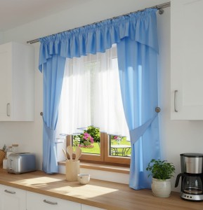 P39  Komplet zasłony z firaną na karnisz 140-170 cm 