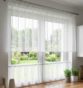 X103 Komplet firanek do kuchni 300x88 cm, 120x30cm - 2 szt.