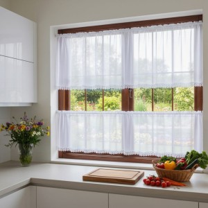 F24  Komplet kuchenny z zdrostką 300x70 cm, 130x50 cm - 2 szt.