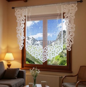 Arun komplet paneli ażurowych 90x140 cm - 1 szt, 30x110 cm - 2 szt  z cyrkoniami
