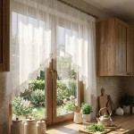 X49 Firana do kuchni 300x100 cm