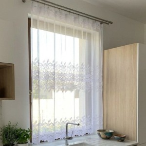 6481 Gotowa firana żakardowa 160x158 cm