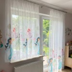 Księżniczki 3 Komplet firan bajkowych na balkon