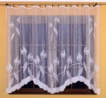 00221 Gotowa firana żakardowa bez taśmy 300 x 160 cm 